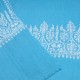 ASHA NOIR, hand-embroidered 100% cashmere pashmina stole