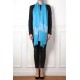 ASHA NOIR, hand-embroidered 100% cashmere pashmina stole