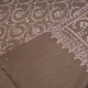 JULIA TAUPE, étole véritable pashmina 100% cachemire brodé main