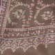 ASHA NOIR, echte Pashmina-Stola aus 100% Kaschmir, handbestickt