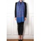 ASHA NOIR, hand-embroidered 100% cashmere pashmina stole