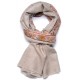 ASHLEY GOUD, met de hand geborduurde 100% cashmere pashmina sjaal