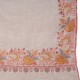 ASHLEY GOLD, Real embroidered pashmina shawl 100% cashmere