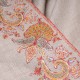 ASHLEY GOLD, Real embroidered pashmina shawl 100% cashmere