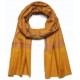 ASHLEY GOLD, echte handbestickte Pashmina-Schal 100% Kaschmir