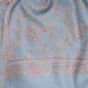 ASHLEY GOLD, Real embroidered pashmina shawl 100% cashmere