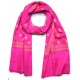 ASHLEY GOUD, met de hand geborduurde 100% cashmere pashmina sjaal