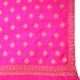 SARI ROSE, châle véritable pashmina 100% cachemire brodé main