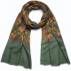 ASHLEY GOUD, met de hand geborduurde 100% cashmere pashmina sjaal