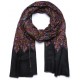 ASHLEY GOUD, met de hand geborduurde 100% cashmere pashmina sjaal