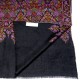 ASHLEY GOUD, met de hand geborduurde 100% cashmere pashmina sjaal