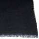 JAMA NOIR, châle véritable pashmina 100% cachemire brodé main