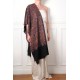 ASHLEY GOLD, Real embroidered pashmina shawl 100% cashmere