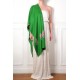 ASHLEY GOUD, met de hand geborduurde 100% cashmere pashmina sjaal