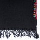 ASHLEY ORO, scialle vera Pashmina 100% cashmere ricamata a mano