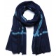 ASHLEY GOUD, met de hand geborduurde 100% cashmere pashmina sjaal