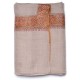 AXEL BEIGE XXL, Real embroidered pashmina shawl 100% cashmere