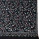 IDA BLACK, hand-embroidered 100% cashmere pashmina shawl