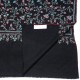 IDA BLACK, hand-embroidered 100% cashmere pashmina shawl