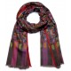 ASHLEY GOUD, met de hand geborduurde 100% cashmere pashmina sjaal