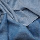 SACHA INDIGO, étole véritable Pashmina 100% cachemire réversible