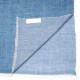 SACHA INDIGO, étole véritable Pashmina 100% cachemire réversible