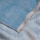 SACHA BLUE, Handwoven cashmere pashmina Stole REVERSIBLE