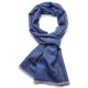 SACHA DENIM, Stola echter reversible pashmina 100% handgewebter Kaschmir