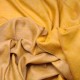 SWAN GIALLO, Scialle vera pashmina 100% Cashmere reversibile