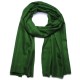 Véritable Pashmina 100% cachemire Vert sapin Grand modèle