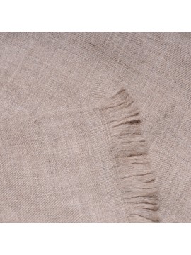 YANDER BEIGE, 100% hand-spun cashmere Pashmina shawl