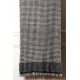 KORZOK HOUNDSTOOTH, thick 100% hand-spun cashmere Pashmina scarf