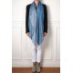 SACHA INDIGO, genuine Pashmina 100% cashmere reversible stole