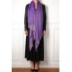 SWAN VIOLETT, Schal echter reversible pashmina 100% handgewebter Kaschmir