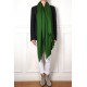 Genuine pashmina shawl 100% cashmere forest green big size