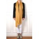 Handwoven cashmere pashmina Stole Camel