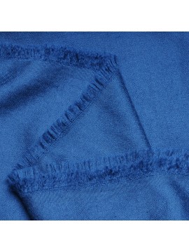 Echte Pashmina Stola Entenblau 100% Handgewebter Kaschmir