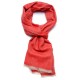 SACHA RED, Handwoven cashmere pashmina Stole REVERSIBLE