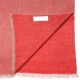 SACHA RED, Handwoven cashmere pashmina Stole REVERSIBLE