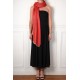 SACHA RED, Handwoven cashmere pashmina Stole REVERSIBLE