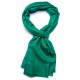 Pashmina auténtica 100% cachemira verde esmeralda