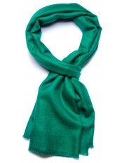 Vera pashmina 100% cashmere Stola Verde smeraldo