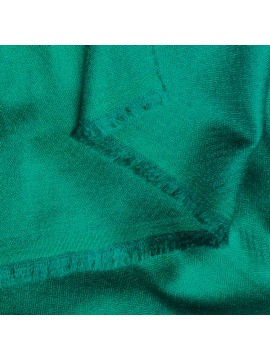 Pashmina auténtica 100% cachemira verde esmeralda