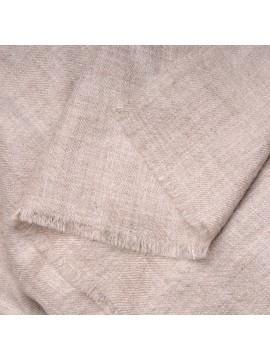 Genuine Toosh pashmina shawl 100% cashmere Natural grey brown