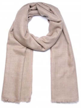 PASHMINA PREMIUM Beige natural - Chal ultrafino 100% cachemira