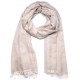 PASHMINA PREMIUM Natuurlijk lichtbeige - Sjaal 100% ultrafijn kasjmier