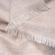 PASHMINA PREMIUM Beige clair naturel - Châle 100% cachemire ultrafin