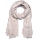 Vera Pashmina 100% cashmere Scialle Beige chiaro naturale