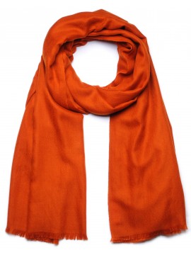 Pashmina Roest - 100% kasjmier sjaal