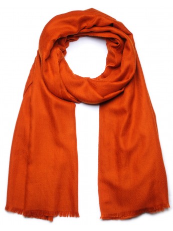 Pashmina Ruggine - Scialle 100% cashmere